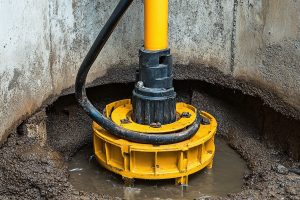 Plumber installing a water pump in a residential property in Santa Rosa