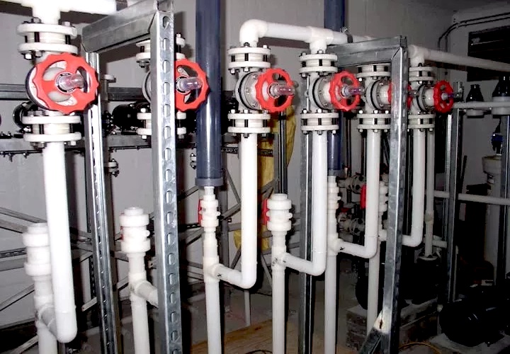 Super Service Plumbing installing industrial process piping systems