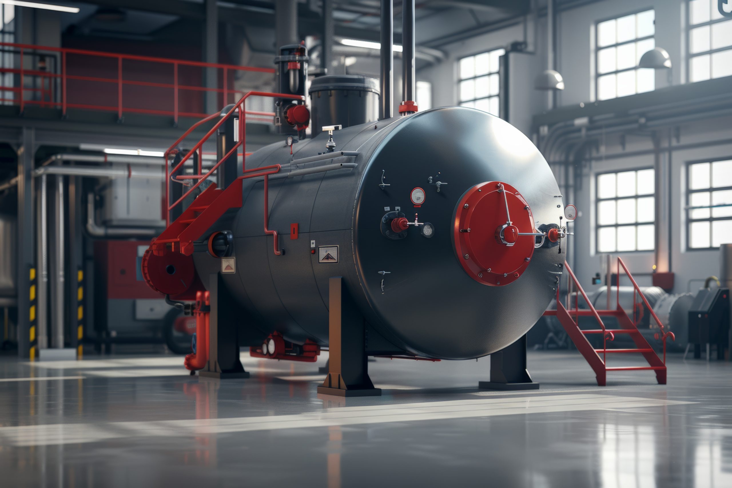 Super Service Plumbing providing commercial boiler repair services in Santa Rosa.